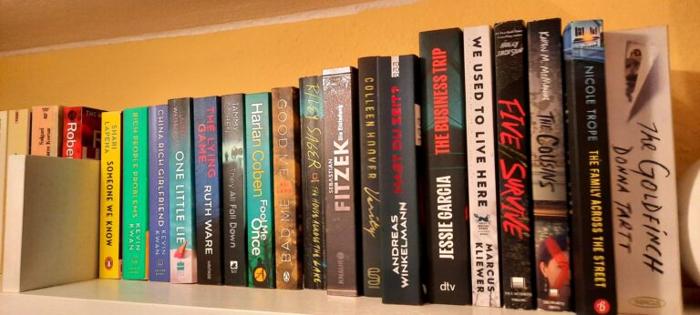 Books on Irina’s bookshelf